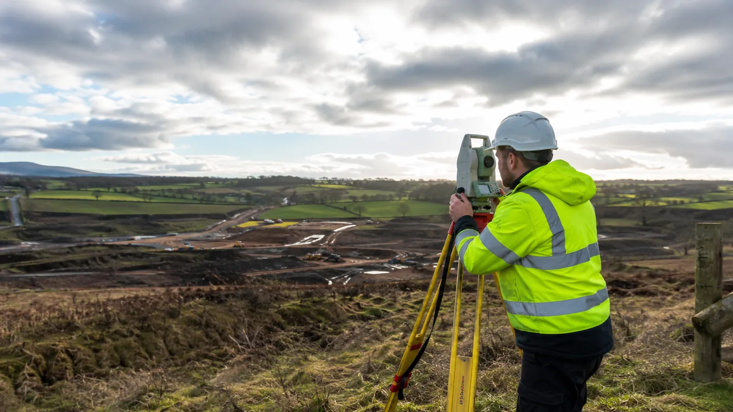 Topographical survey work providing accurate site information for design and planning.