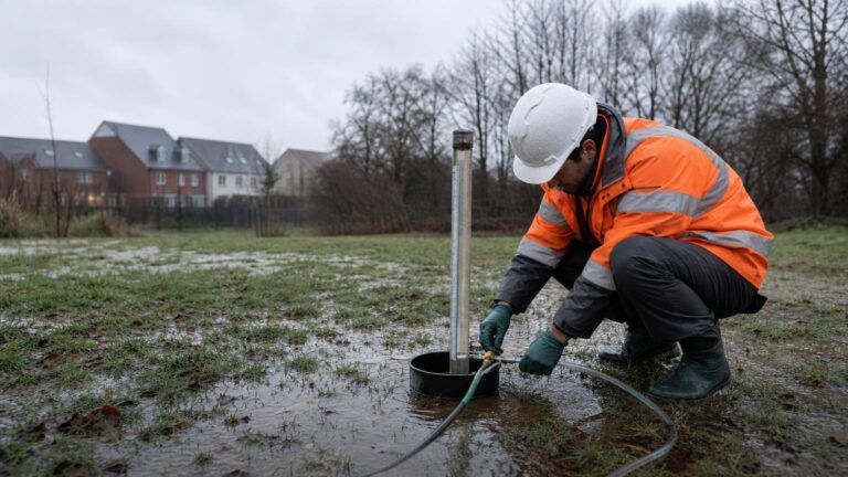 Infiltration Testing & Phase 1 Studies for Flood Risk Compliance