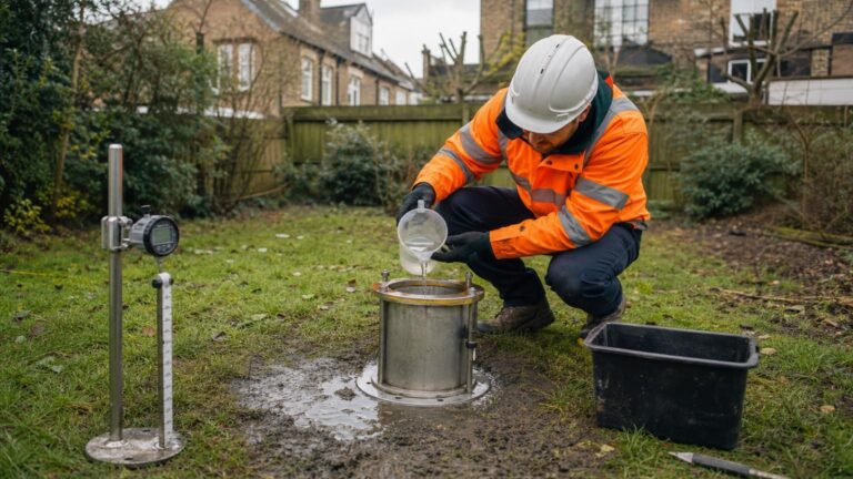 Infiltration Testing in London – BRE 365 Compliant Reports