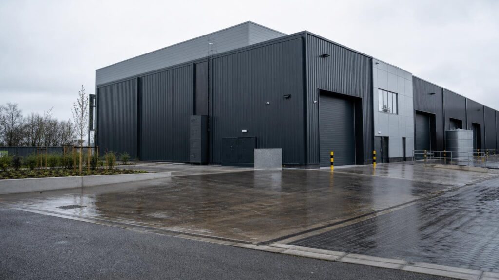 Designing Enclosed Industrial Buildings with UK Appropriate Measures in Mind