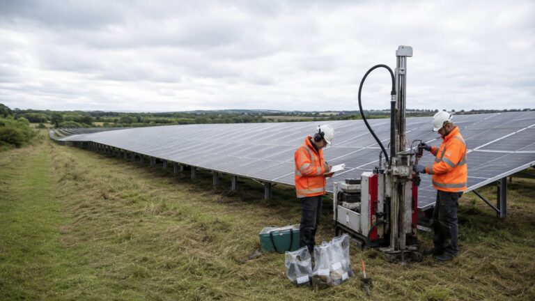 Apley Head Solar Farm Geo-Environmental Site Investigation - EnviroSolution case study