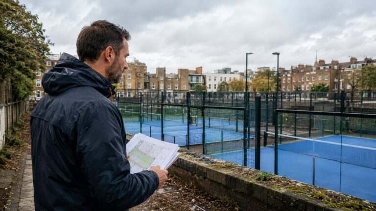 Stratford Padel Club Planning Condition Discharge - EnviroSolution case study